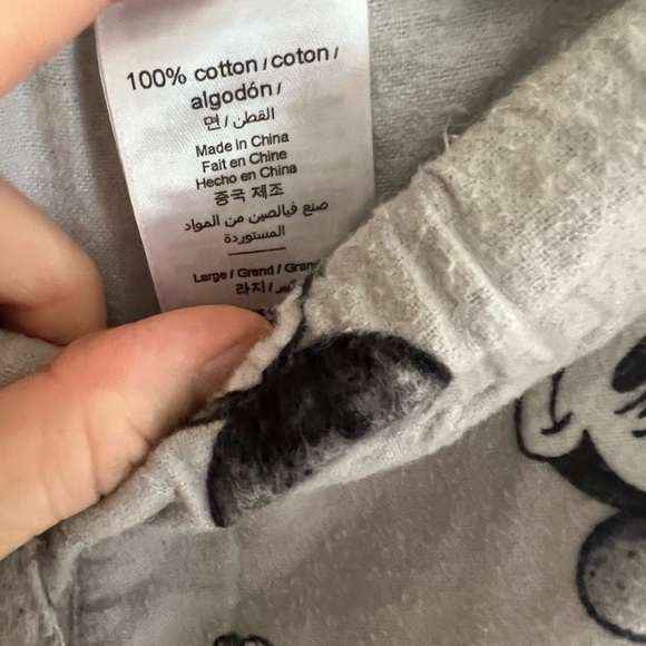 Pottery Barn Teen Pajamas  Mickey Mouse Disney Size Large - Picture 7 of 10